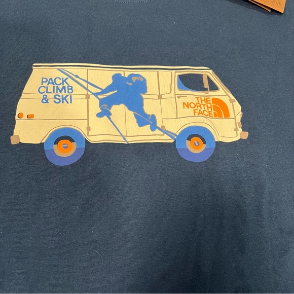 The North Face Women’s Blue Van Short Sleeve Tee Size Small NWT See photo - Picture 4 of 6